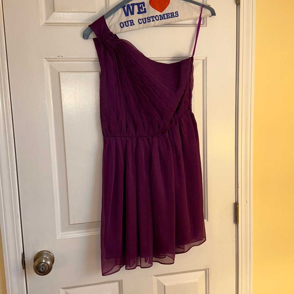 Bar III One Shoulder Dress